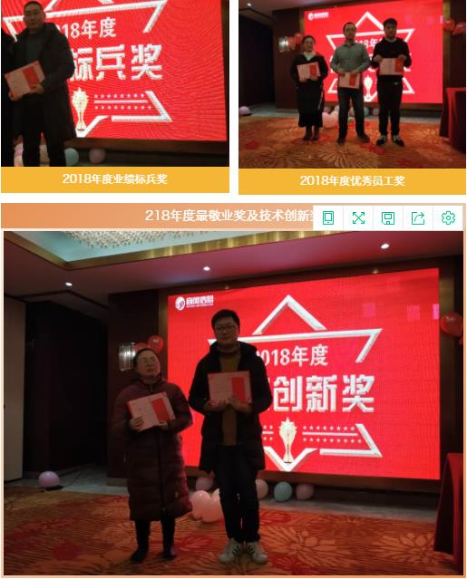 随后，为表彰2018年度表现突出的个人，公司还进行了隆重的颁奖仪式，由商网信息高管领导分别向获得“2018年度优秀员…