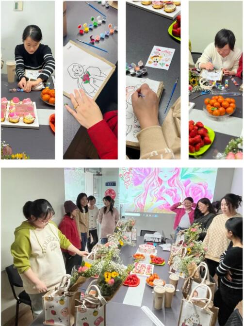 帆布包DIY活动，让女神们感受到了动手的魅�